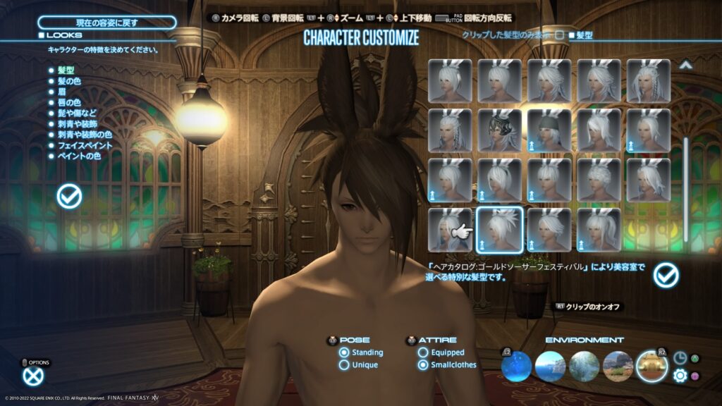 ｆｆ１４ ヴィエラ男キャラメイク 使用可能な髪型紹介 ゆいのゲーム日記